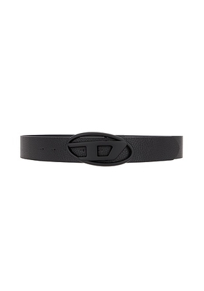 Diesel D Belt in Black - Black. Size 95 (also in 100).