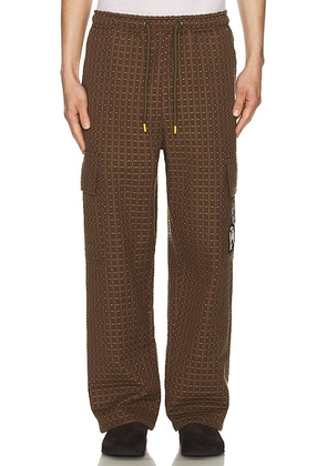 Agua Bendita Rene Cargo Pants in Brown - Brown. Size 30 (also in 38).