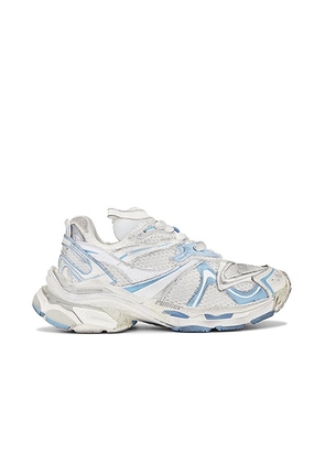 Balenciaga Runner 2 Sneaker in White  Light Blue  & Grey - White,Blue. Size 40 (also in 41).