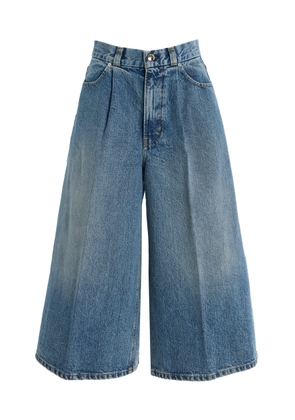 RÙADH Exclusive The Raasey Rigid High-Rise Gaucho Jeans - Moda Operandi