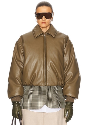 Acne Studios Onnea Jacket in Khaki Green - Green. Size 40 (also in 38, 42).