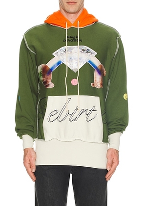 Advisory Board Crystals Birthstone Hooded Sweatshirt in Green - Green. Size XL/1X (also in ).