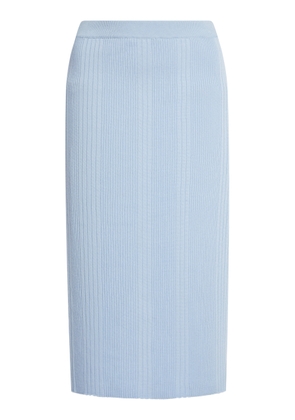 Bottega Veneta Ribbed Cotton Midi Skirt - Moda Operandi