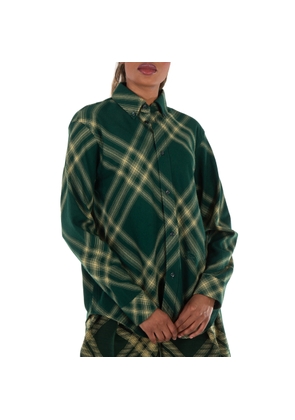 Burberry Equestrian Knight Check Pattern Shirt