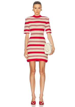 AKNVAS Aidan Dress in Anemone - Red. Size XS (also in L).