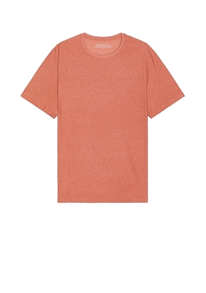 Beyond Yoga Always Beyond Crew Tee 2.0 in Smoked Rose Heather - Brick. Size M (also in L).