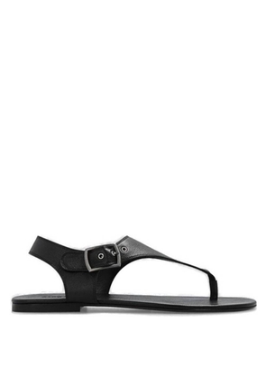 Saint Laurent Caleb Ankle Strap Flat Sandals