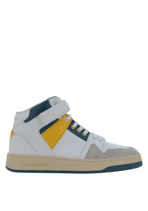 Saint Laurent Lax Colour-Block Mid-Top Sneakers