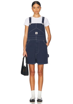 BODE Knolly Brook Overall Short in Dark Navy - Blue. Size M (also in L).