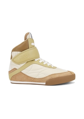 Chloe Kick Sneaker in Light Ochre - Neutral. Size 38 (also in 36, 39, 40).
