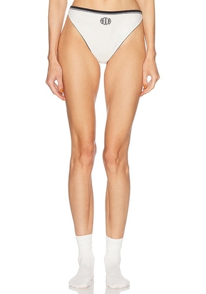 BODE Deco Brief in Cream - White. Size S (also in L, M, XS).