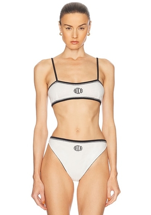 BODE Deco Bra in Cream - Cream. Size M (also in L, S).