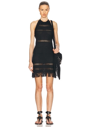 Isabel Marant Etoile Aralia Dress in Black - Black. Size 38 (also in 34, 36, 40).