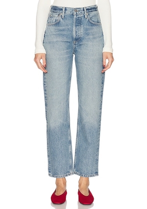 Citizens of Humanity Blaine High Rise Straight Jeans in Gemini - Blue. Size 24 (also in 27, 29, 31, 32, 33, 34).