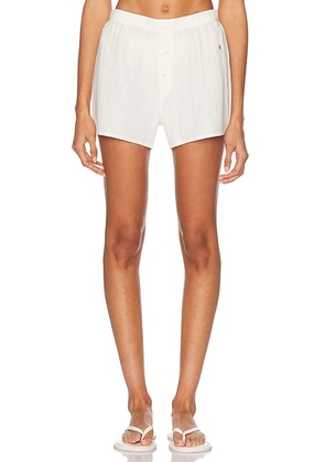 Eterne Jude Short in Ivory - Ivory. Size M (also in L, S, XL).