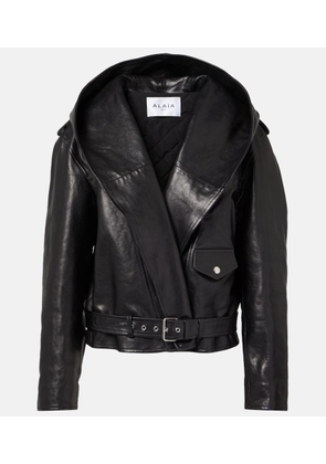 Alaia Biker leather jacket