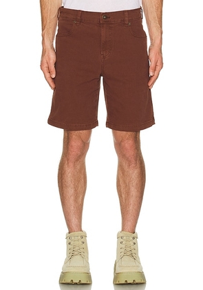 Dickies 10 River Ranch Work Short in Cappuccino - Brick. Size 32 (also in 30, 34, 36).