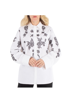 Valentino Garavani Compact Popelin Embroidered Shirt