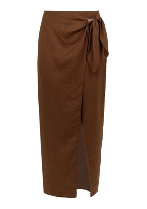 ViX Luna Knotted Midi Skirt - Moda Operandi