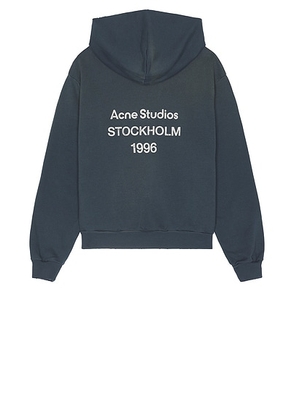 Acne Studios Hoodie in Deep Blue - Blue. Size M/L (also in XL/XXL).