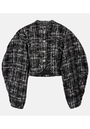 Rotate Sequined boucle jacket