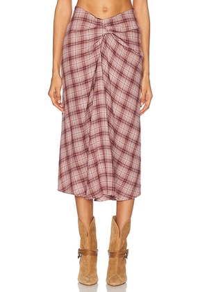 Isabel Marant Etoile Nicole Skirt in ROSEWOOD - Mauve,Purple. Size 38 (also in ).