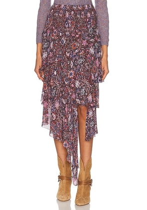 Isabel Marant Etoile Brigitte Skirt in PLUM - Purple. Size 40 (also in 42).