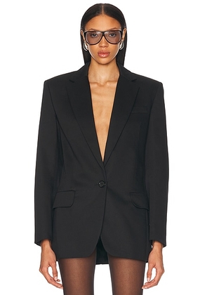Alexandre Vauthier Cotton Tailoring Blazer in Black - Black. Size 38 (also in 34, 40, 42).