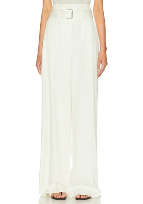 Adam Lippes Jericho Pant in Ivory - Ivory. Size 2 (also in 4, 6).