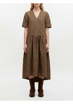 Dress GANNI Woman color Brown