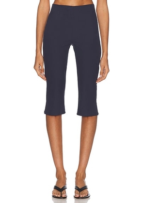 ALFIE Capri Pant in Blueberry - Navy. Size M (also in L).