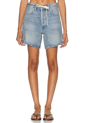 Citizens of Humanity Brynn Drawstring Short in Solano - Blue. Size 25 (also in 24, 29, 33).