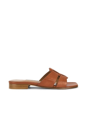 Emme Parsons Leo Sandal in Luggage Calf - Rust. Size 36 (also in 35, 37, 40, 41).