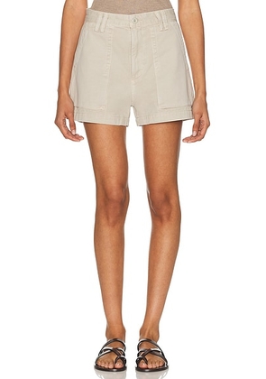 AGOLDE Kiva Short in Comb - Beige. Size 25 (also in 27, 28, 29, 30, 32, 33).
