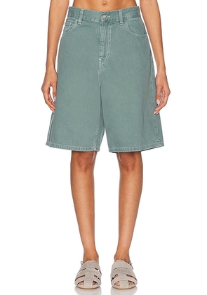 Carhartt WIP Brandon Short in Silver Pine - Green. Size S (also in XS).