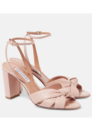 Aquazzura Nina 85 leather sandals