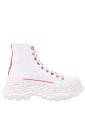 Alexander Mcqueen Tread Slick Lace-Up Ankle Boots