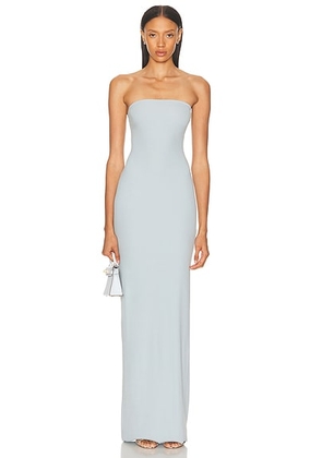 Eterne Tube Maxi Dress in Dusty Blue - Baby Blue. Size M (also in L, XL).