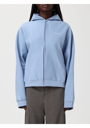 Sweatshirt BALENCIAGA Woman color Gnawed Blue