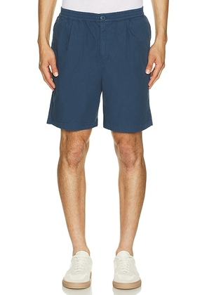 Barbour Rickfell Ripstop Short in Dark Denim - Navy. Size XL/1X (also in M).