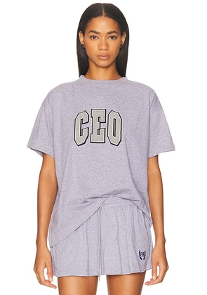 Balenciaga Boxy T-shirt in Heather Grey - Grey. Size L (also in ).