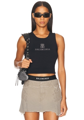 Balenciaga Tank Top in Black & Dark Grey - Black. Size S (also in L).
