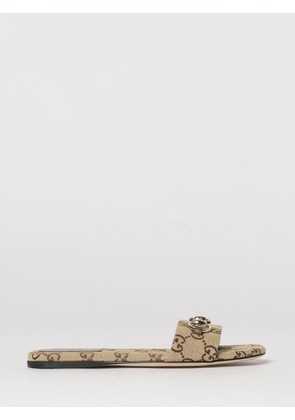 Heeled Sandal GUCCI Woman color Beige