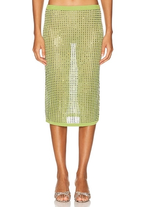 Christopher Esber Cirrus Straight Skirt in Fern - Green. Size M (also in L).