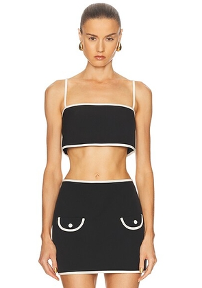 Alexis Simi Top in Black - Black. Size M (also in XS, S, L).