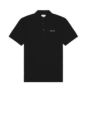 McQueen Logo Embroidered Polo in Black - Black. Size S (also in ).
