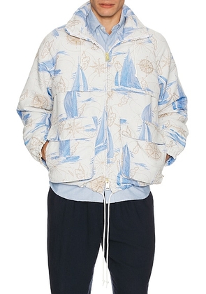 Beams Plus Sailing Jacket in Yacht & Nautical - Blue. Size M (also in ).