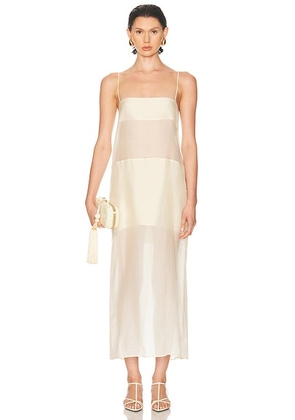 EAVES x Coco Ettore Maxi Dress in Butter Yellow - Yellow. Size L (also in ).