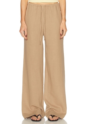 Eterne Brody Pant in Taupe - Beige. Size XL (also in L, S, XS).