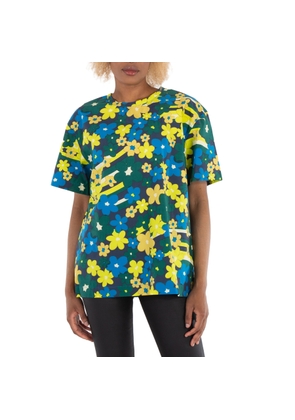Marni Ladies Multicolor Flower Print T-shirt, Brand